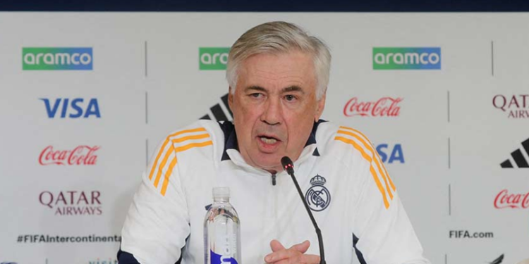 Ancelotti respeta al Pachuca; «Es un equipo dinámico», dice.