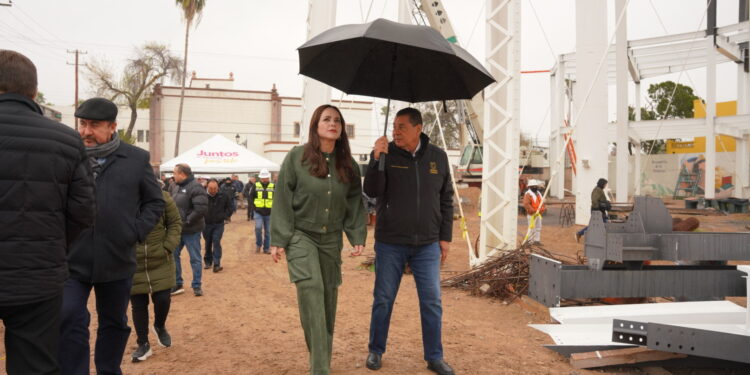 Supervisa Carmen Lilia avance de obra del museo de Ciencia y Tecnología