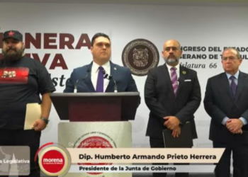«Estamos al pendiente», dice presidente del Congreso sobre solicitud de desafuero contra Ismael García Cabeza de Vaca.