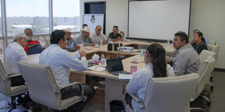 Dialoga secretario de Desarrollo Energético de Tamaulipas con ejidatarios de Llera