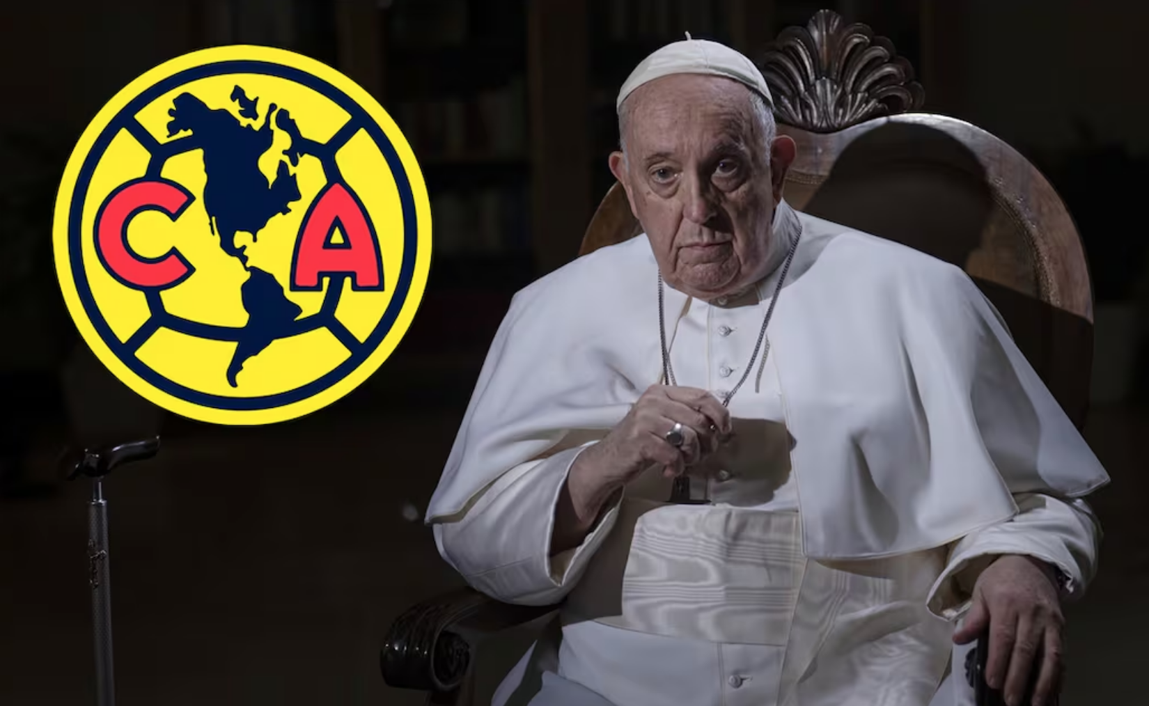 Cuando el director técnico del América corrió al Papa Francisco del vestidor; así fue la increíble anécdota.