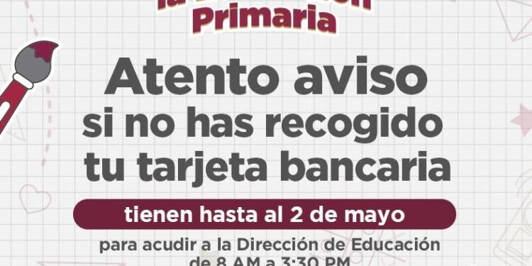 Último día para recoger la tarjeta bancaria de becas: