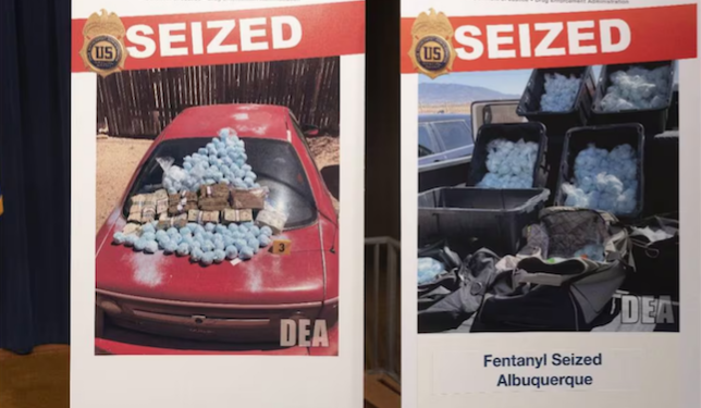 Golpea EU al Cartel de Sinaloa; incauta 3 millones de pastillas de fentanilo y detiene a 16
