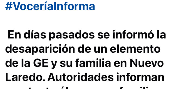 LOCALIZAN CON VIDA A POLICÍA ESTATAL Y SU FAMILIA