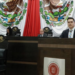 Respaldan diputados a Sheinbaum por defender a migrantes.