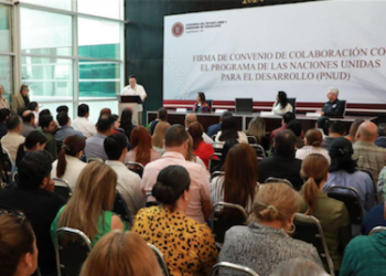 Congreso de Tamaulipas, el primero en firmar convenio con el PNUD