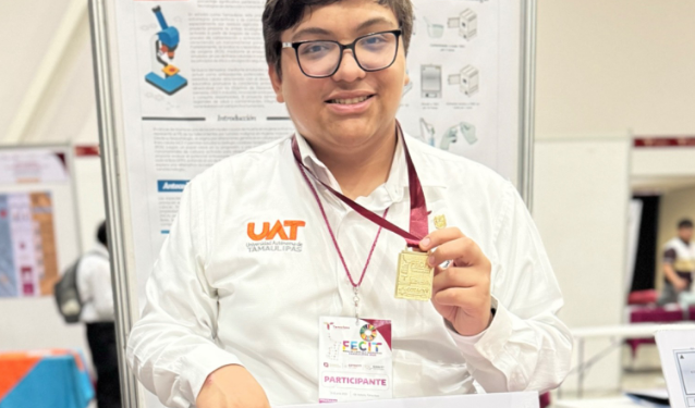 Estudiante de la UAT investiga cura contra el cáncer