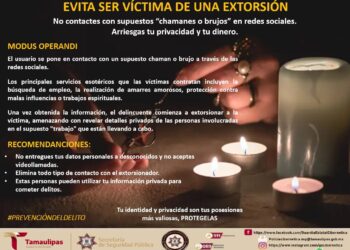 Lanza Policía Cibernética alerta por extorsiones de falsos “chamanes” en redes sociales