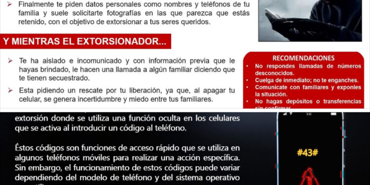ALERTAN SOBRE SECUESTROS VIRTUALES