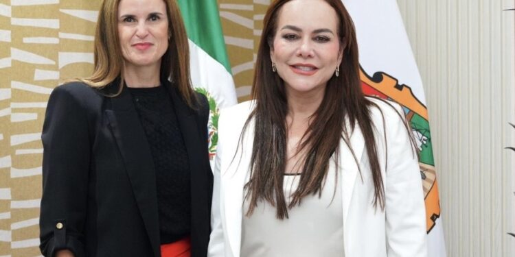 ALCALDESA DE NUEVO LAREDO SE REÚNE CON CÓNSUL GENERAL DE CANADÁ PARA FORTALECER LAZOS COMERCIALES