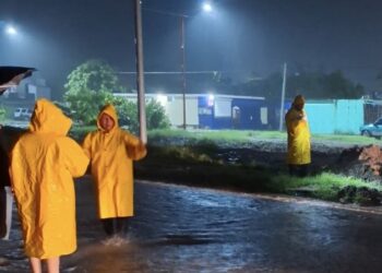 BARRY SE DEBILITA, PERO DEJA LLUVIAS PELIGROSAS EN TAMAULIPAS