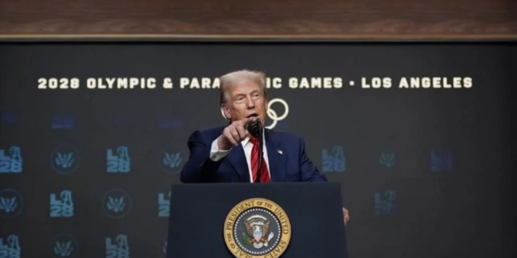 Habrá test para detectar atletas trans en LA 2028.-Trump
