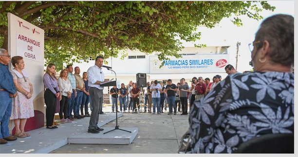 Inicia municipio obra en la Héroe de Nacozari