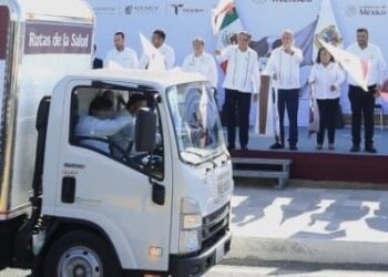 Da Américo banderazo histórico a las Rutas de la Salud en Tamaulipas