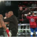 El mexicano Tashiro Fierro pierde la cabeza en plena pelea y patea a su rival Abraham Cordero