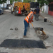 Llega Plan Emergente de Bacheo a siete colonias más.
