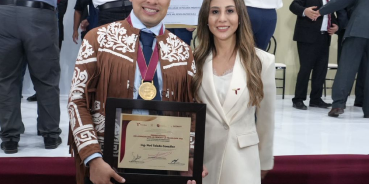 Reconoce UTM a docente por ganar Premio Estatal de Innovación, Ciencia y Tecnología 2025