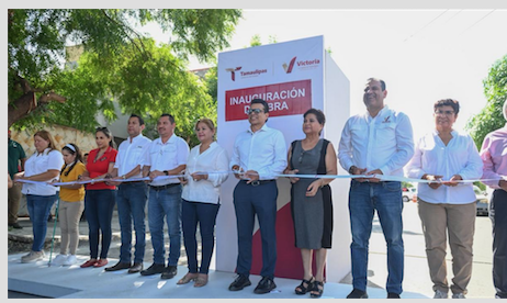 Cumple alcalde compromiso con vecinos de la colonia Tamaulipas