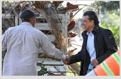 Embellece municipio la capital para temporada navideña