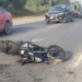 El motociclista se desplazaba a exceso de velocidad.