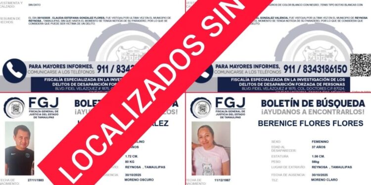 Hallan asesinada a familia veracruzana en Reynosa.
