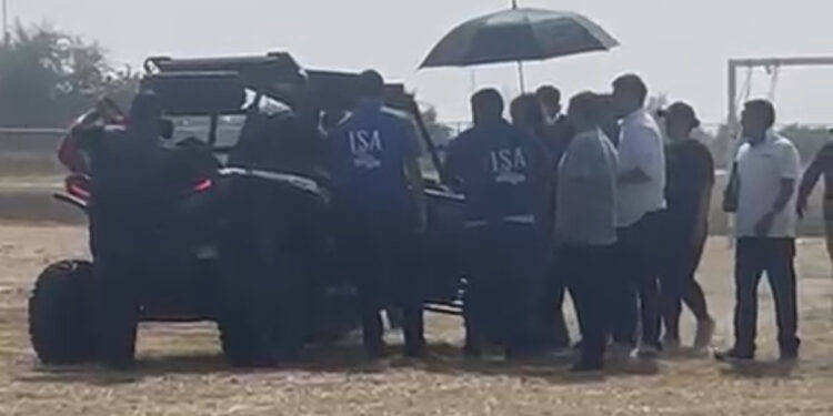 Vuelca “Buggy” en festejos de la Politécnica; Hay dos estudiantes lesionadas.
