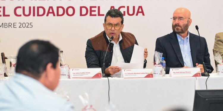 Preside alcalde de Victoria reunión de Semáforo del Cuidado del Agua.