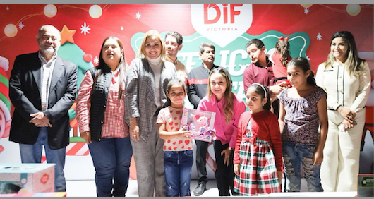 Posada navideña lleva alegría a más de 460 niñas y niños de la colonia Esfuerzo Popular