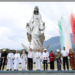 «El Chorrito» recibe nueva escultura monumental de la Virgen de la Misericordia