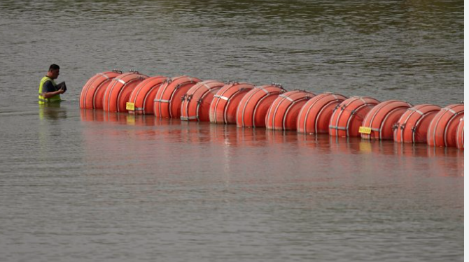 Pide PT frenar boyas y alambre de púas en el río Bravo