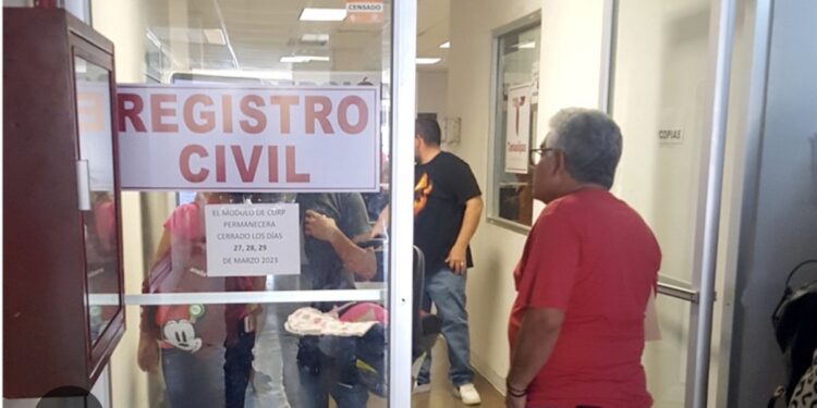 Asaltan oficinas del Registro Civil en Reynosa.