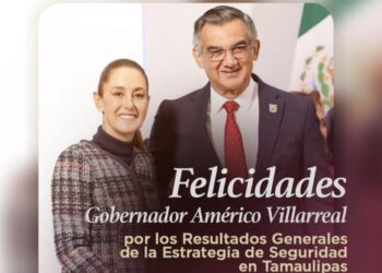 Carmen Lilia Canturosas destaca coordinación con el gobierno de Tamaulipas y la Federación en materia de seguridad
