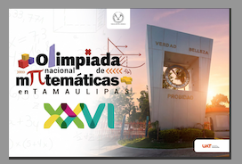 Invita la UAT a concursar en Olimpiada Nacional de Matemáticas.