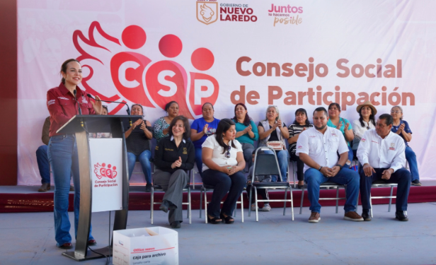 Se unen colonias del sur de Nuevo Laredo a consejos sociales de participación; trabajarán de la mano con gobierno municipal