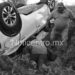 Fatal choque con volcadura cerca de Padilla; hay un fallecido y dos lesionados.