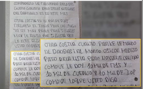 Envíos de armas y plegarias por la salud…la correspondencia de «El Mencho»