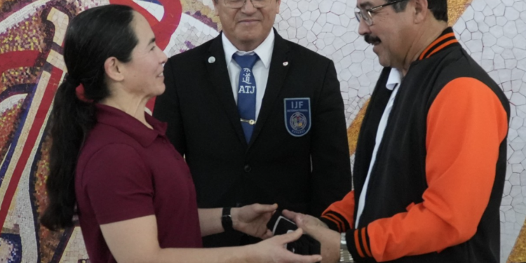 Recibe rector de la UAT reconocimiento de la Federación Mexicana de Judo