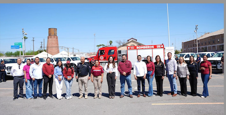 Entrega alcaldesa Carmen Lilia Canturosas 21 vehículos nuevos a Protección Civil y Bomberos.