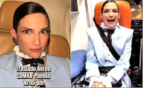 Llueven críticas a Natalia Jiménez por usar ambulancia como taxi