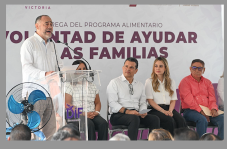 Entregan Lucy y Lalo 3 mil insumos alimentarios