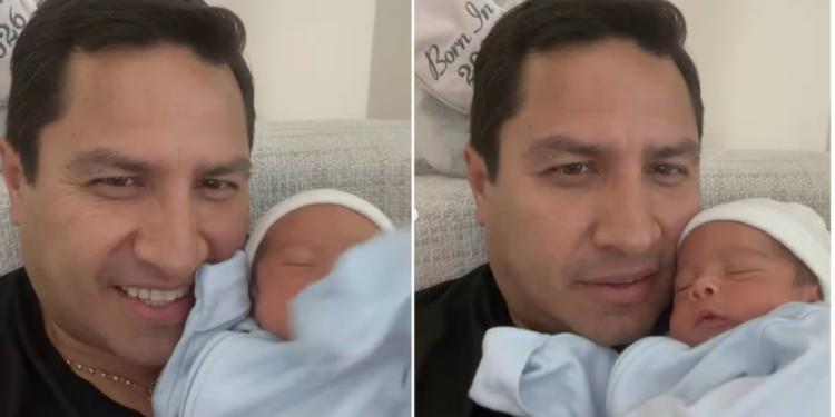 Julión Álvarez es papá por tercera vez