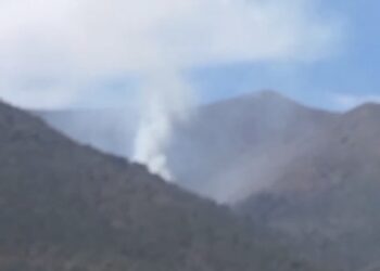 Inicia otro incendio forestal en Sierra de Jaumave.