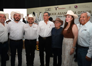 Fortalece gobernador liderazgo ganadero de Tamaulipas y reconoce a productores de Nuevo Laredo.