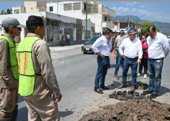 Supervisa alcalde rehabilitación de fugas y limpieza de drenes pluviales en Victoria