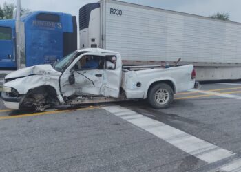Muere conductor tras brutal choque en la Victoria-Matamoros