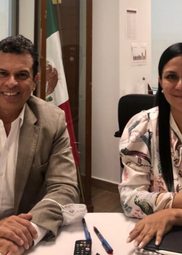 Felicita y deseo éxito Lalo Gattás a Ariadna Montiel como nueva dirigente de Morena
