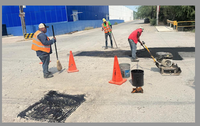 Intensifican acciones de rehabilitación de vialidades en la Capital