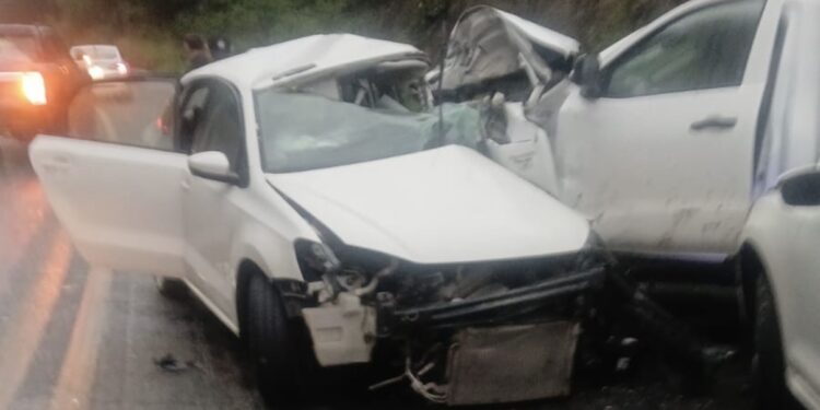 Choque múltiple deja un muerto y 11 lesionados en la Victoria-Monterrey