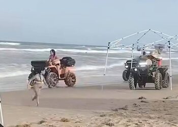 Proponen prohibir razers  y cuatrimotos en las playas.