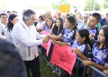 Gobernador Américo Villarreal refrenda compromiso con la justicia y el bienestar en El Mante